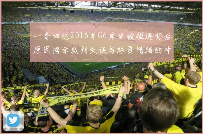 一哥回忆2016年G6库里被驱逐背后原因揭示裁判失误与球员情绪的冲突